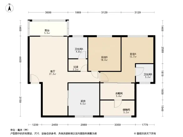 江山领秀户型图