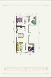 九如花园3室2厅1厨1卫建面121.70㎡