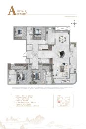 天风云墅5室3厅1厨4卫建面280.0㎡