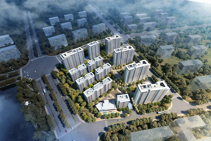 鸟瞰图拖动图片可以查看其它楼栋信息