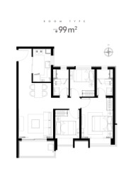 中骏·璟尚3室2厅1厨2卫建面99.00㎡