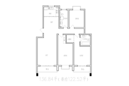 亚麦·山城3室2厅1厨2卫建面136.84㎡