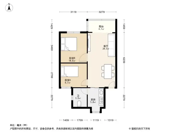 庆隆花园户型图
