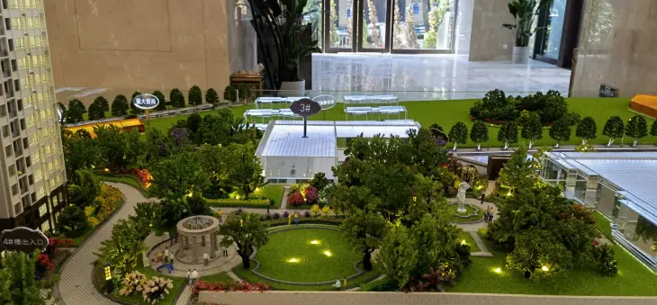 煌华晶萃城峯悦实景图