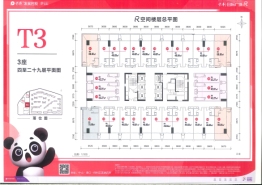 保利国际广场1室1厅1厨1卫建面40.91㎡