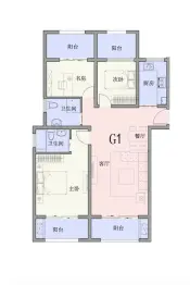 东城·翰林郡3室2厅1厨2卫建面115.38㎡