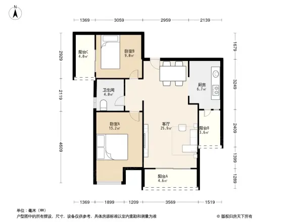 鸿笙苑宝贝的墅户型图
