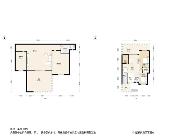 锦绣森邻户型图