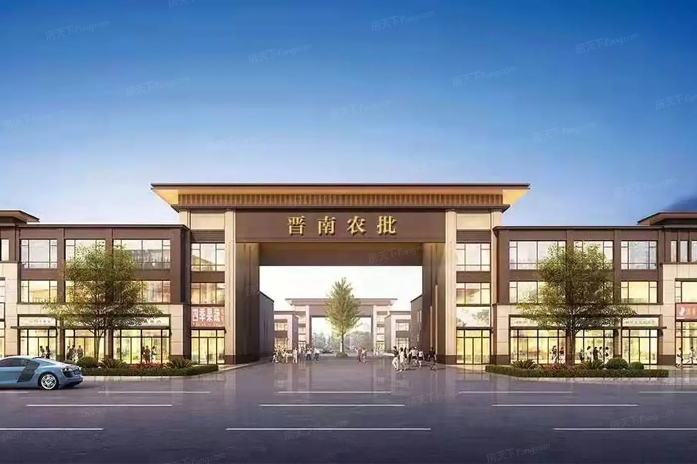 晋南农批效果图