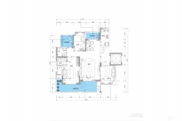 雅居乐·江东紫航一号3室2厅1厨2卫建面114.00㎡