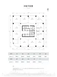 写字楼四层户型平层图