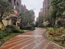 公园里的小区湾田九华湖,江声和平旁