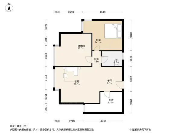 上创雅园户型图