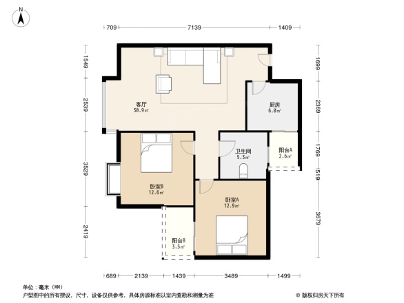上创雅园户型图