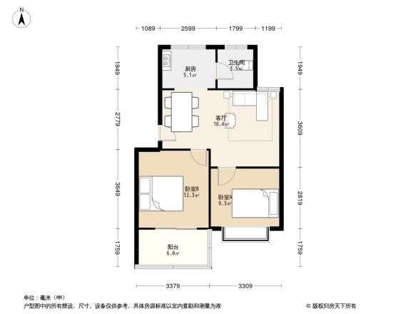 明南小区户型图