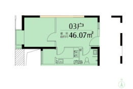 帝邦帝城2室2厅1厨1卫建面90.23㎡