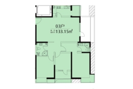 帝邦帝城3室2厅1厨2卫建面133.15㎡