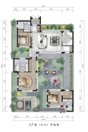 文投蓝城·十里风荷3室2厅1厨3卫建面150.00㎡