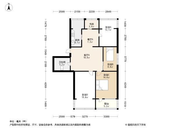 高塘怡景苑户型图