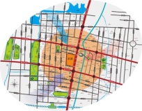 天龙·世贸中心交通图