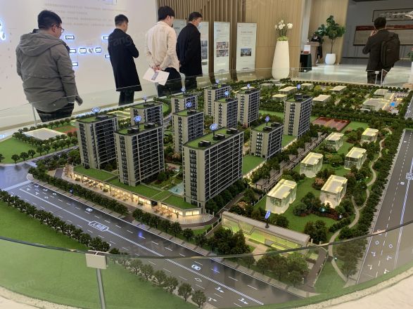 绿城·柳岸晓风实景图
