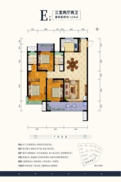 天一城市之光·铂悦府3室2厅1厨2卫建面128.00㎡