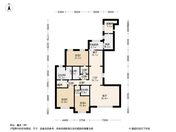 远洋万和公馆户型图
