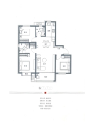 嘉洲·锦悦府3室2厅1厨2卫建面109.00㎡