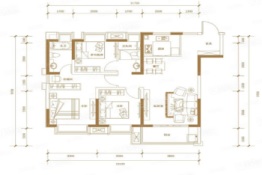 抚州ONE3室2厅1厨2卫建面112.00㎡