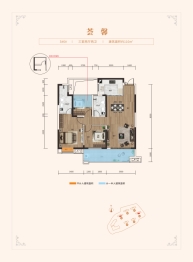 帝辰·观澜荟锦3室2厅1厨2卫建面110.00㎡