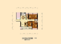 1#2#3#栋A2户型 建面136平