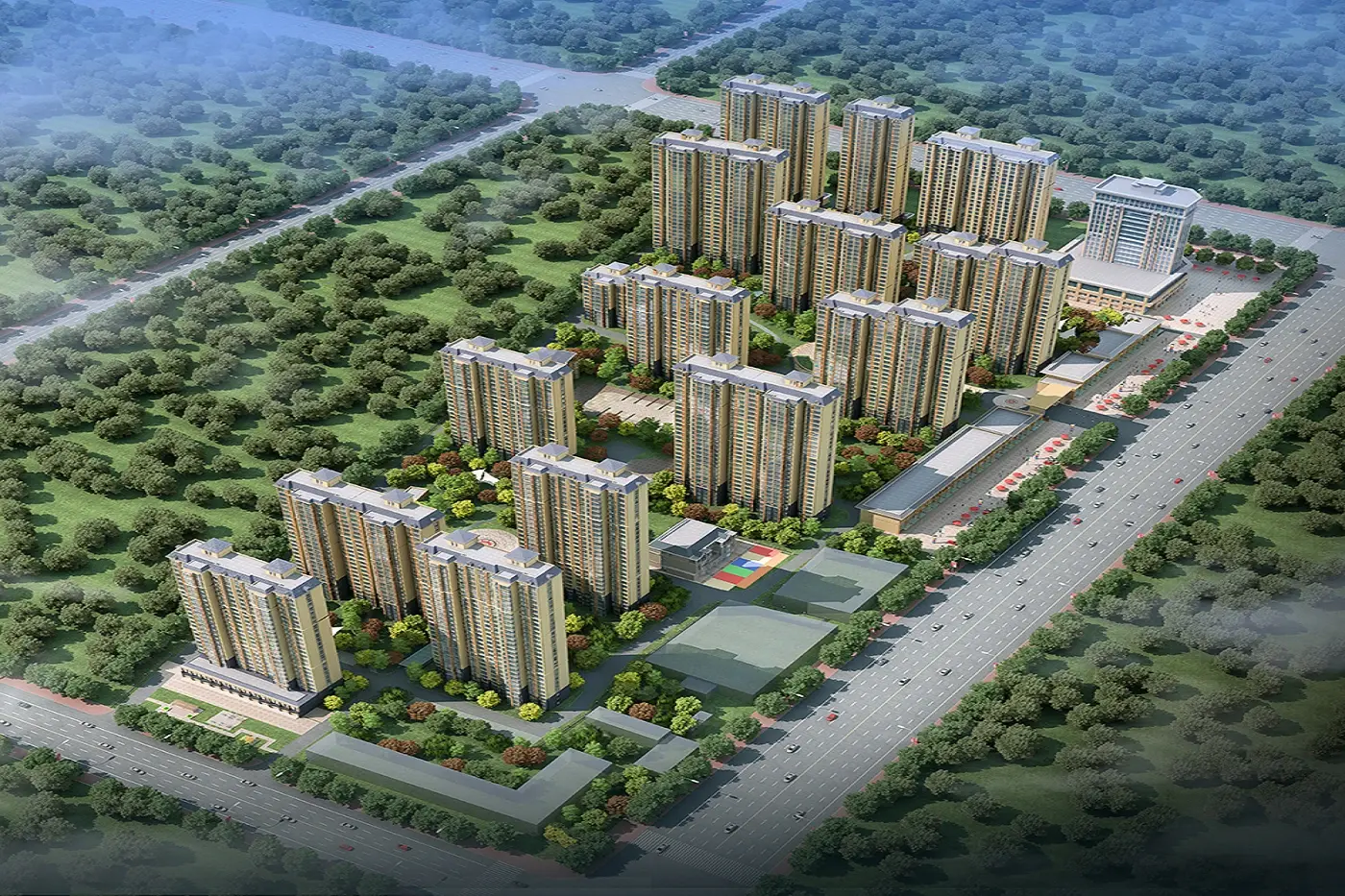 天府庄园图片_样板间图_位置图_装修效果图-定州房天下