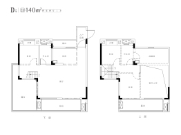 龙湖盛天·江宸府4室2厅1厨3卫建面140.0㎡
