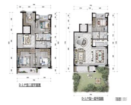 两江溪岸云蔚4室3厅1厨2卫建面166.00㎡