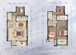 合景融创·璟月台4室2厅1厨3卫建面150.00㎡