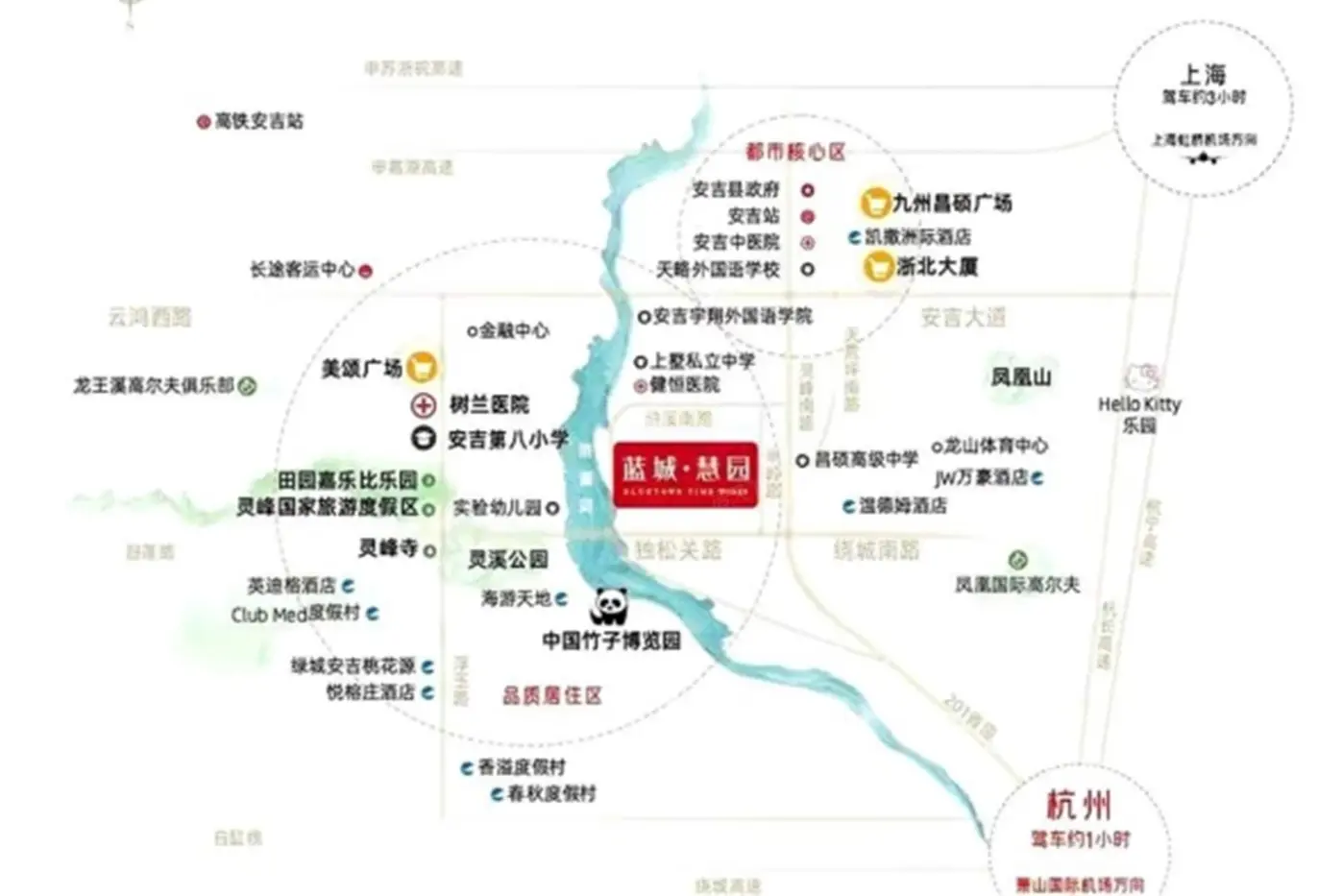 蓝城慧园周边配套