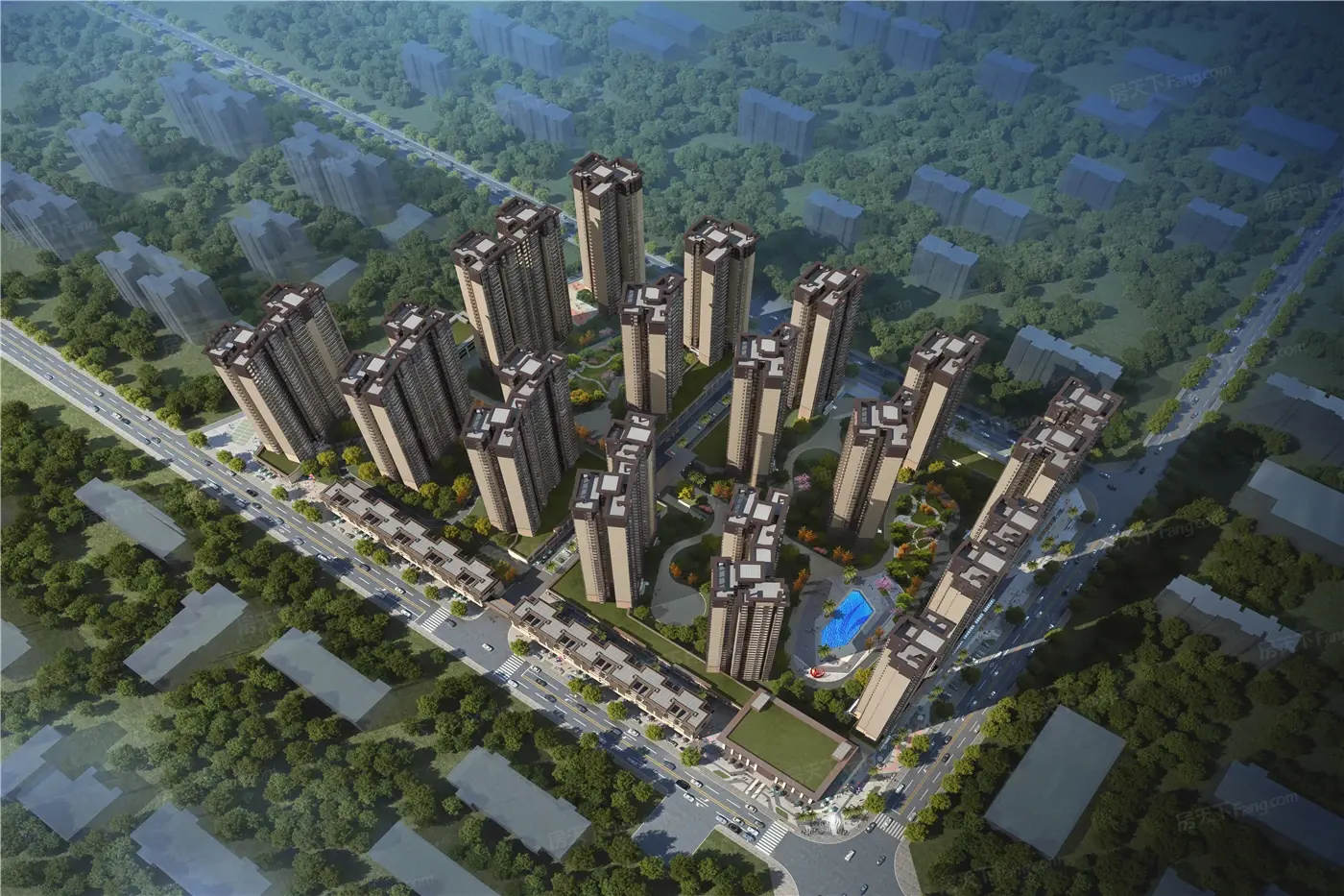 江南明珠楼栋平面图