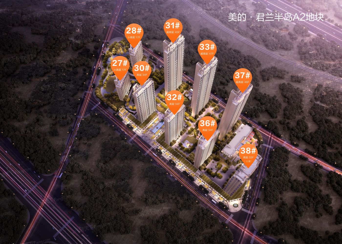 美的君兰半岛图片_样板间图_位置图_装修效果图-武汉房天下