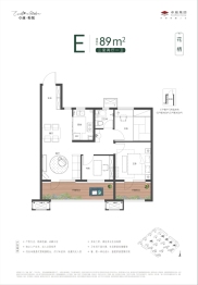 卓越和悦3室2厅1厨1卫建面89.00㎡