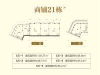 21栋商铺户型图