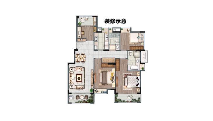 水晶芸溪祥府户型图