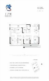 赣州·九里蓝湾4室2厅1厨2卫建面125.00㎡