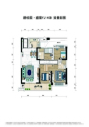 碧桂园·盛棠4室2厅1厨2卫建面144.0㎡