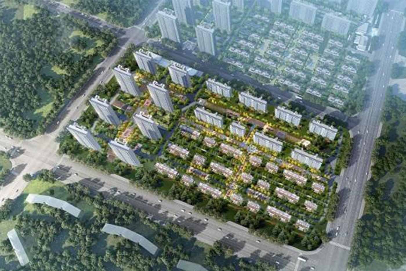 中南湖光森林效果图