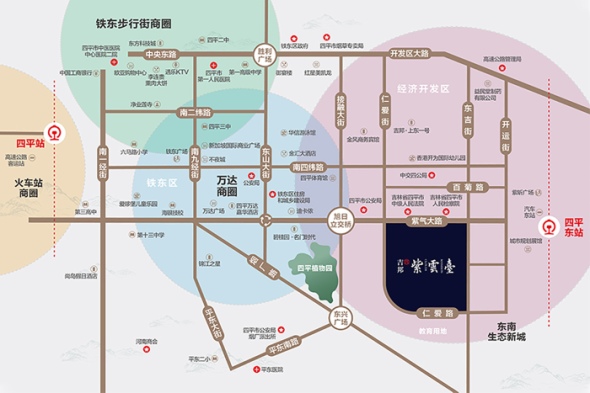 吉邦紫雲臺交通图