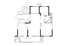 越秀铂悦府3室2厅1厨1卫建面103.00㎡