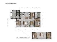 160㎡DBc（标准层）户型