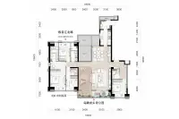 2#偶数层套内202平户型