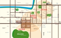 雨母新城三期海棠园交通图