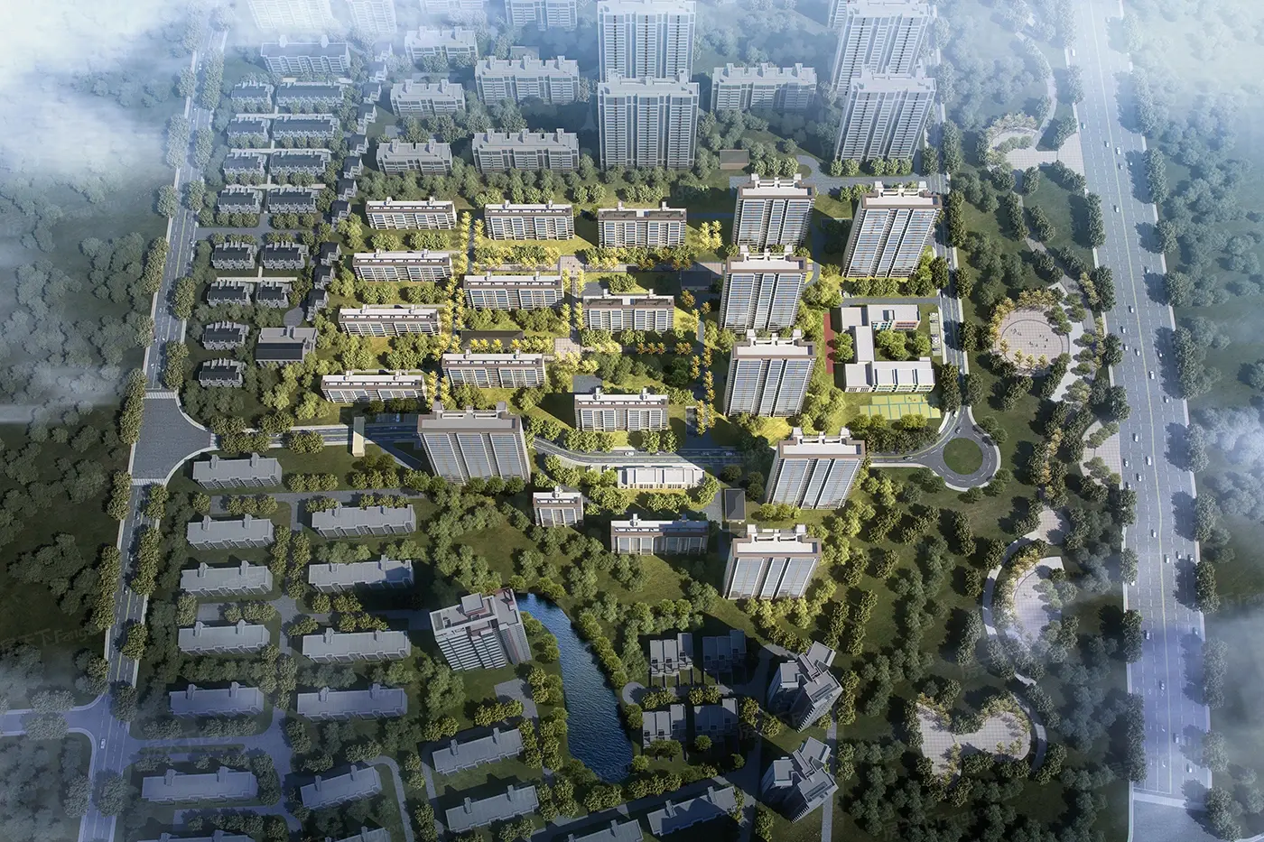 新城·云昱江山效果图